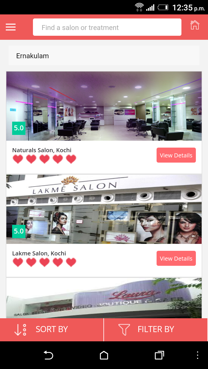 Online Beauty Salon or Spa Booking Solution Book My Salon App
